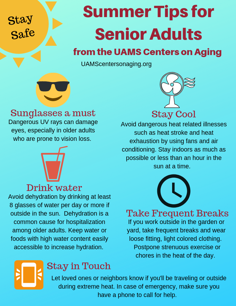 Stay Safe in the Summer Heat | UAMS Caregiving - Jonesboro