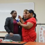 CNA Fast Track Students Practice Vital Signs